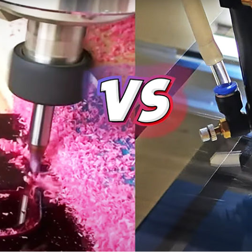 What is the difference between a CNC Router and a Laser Cutter