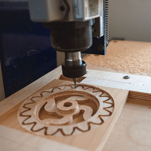 How is the CNC routing process performed?