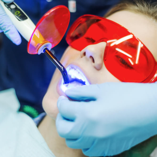What conditions are best treated with laser dental cleaning versus traditional methods?